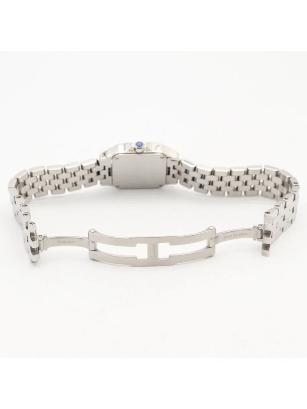 Cartier Watch Santos Demoiselle SM Ivory Stainless Steel